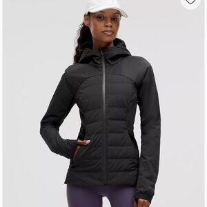 Lululemon Down For It All- Women's Black Hooded Jacket